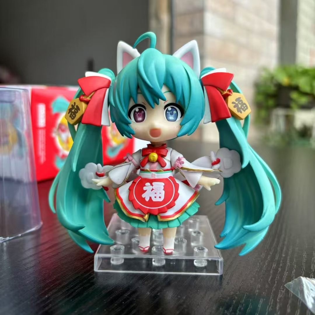 Q版粘土初音未来魔法未来2021Ver. 粘土1777招财初音国产手办模型 - 图2