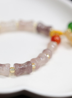 金丝玉手链女节节葫芦单圈手串