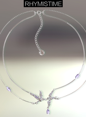 时间诗人飞鸟叠戴紫水晶原创锆石