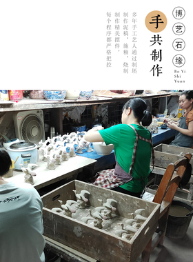 天然动物造景园艺吸水石