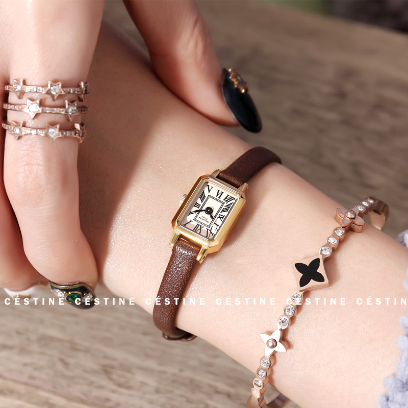 升级版日本纱荣子ins风chic手表 cestine轻奢首饰名古屋国产腕表