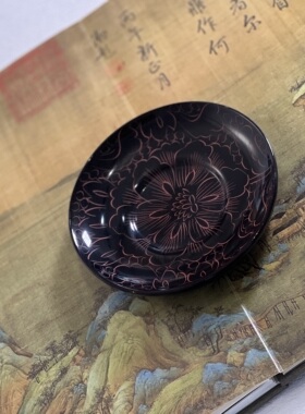 福州传统漆器茶盘大漆碟