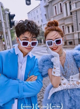 新款影楼婚纱摄影道具英文字母