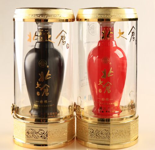 北大仓国粮白酒 四瓶装 浓香型52度/42度粮食酿造高度白酒 礼盒酒 - 图0