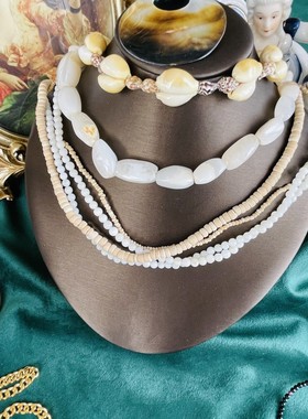 日本中古风天然颈链吊坠