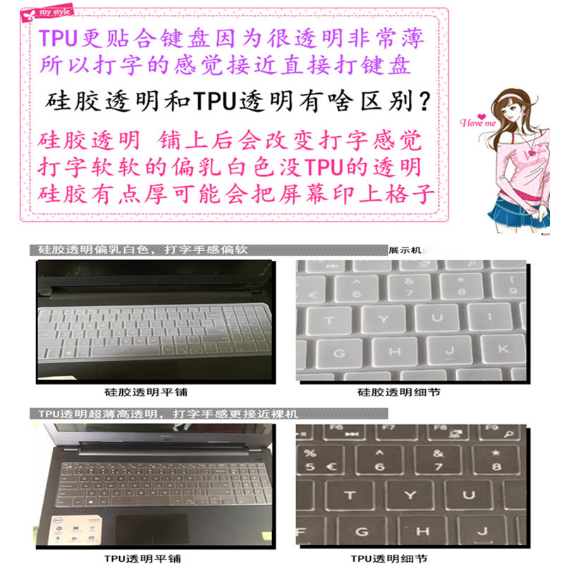 ThinkPad联想P52键盘膜15.6寸笔记本T580电脑T590 P72 L580 T570 - 图3