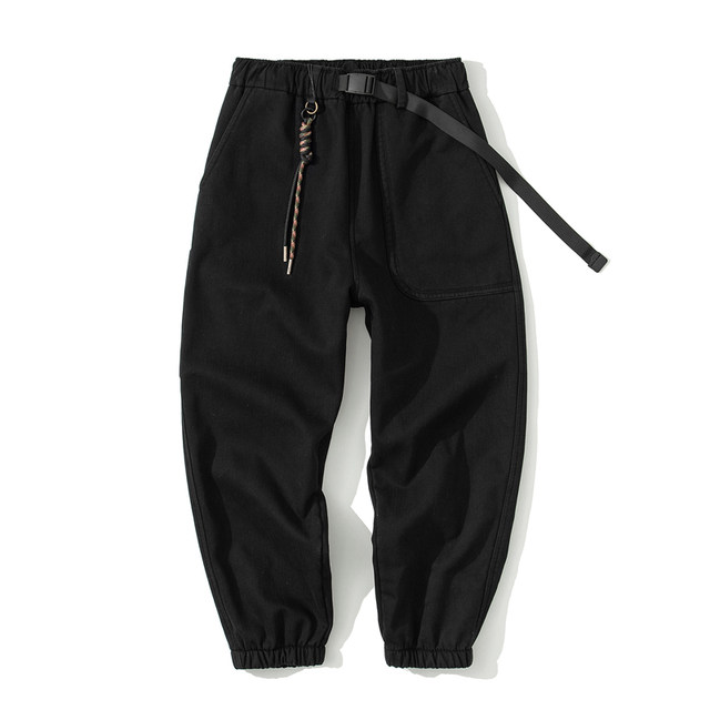 Ami khaki ໂດຍລວມ leggings ວ່າງແລະ trendy ຂອງຜູ້ຊາຍ