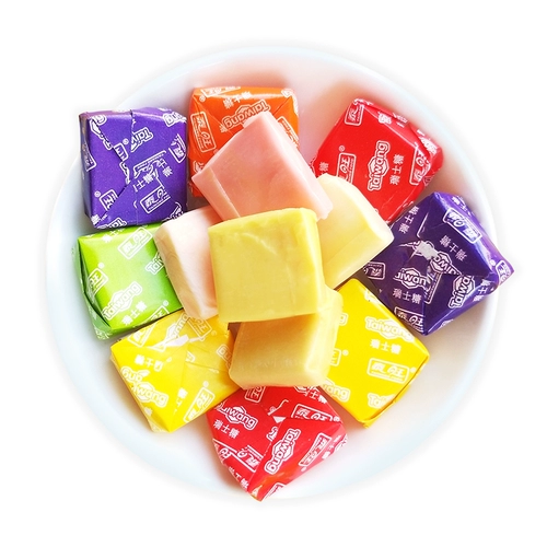 5 кот из объемной гибридной водой Taewang Fruith Fruity Swiss Sugar Square Candy Sugar Мягкий сахар с закусками Счастливые сахар
