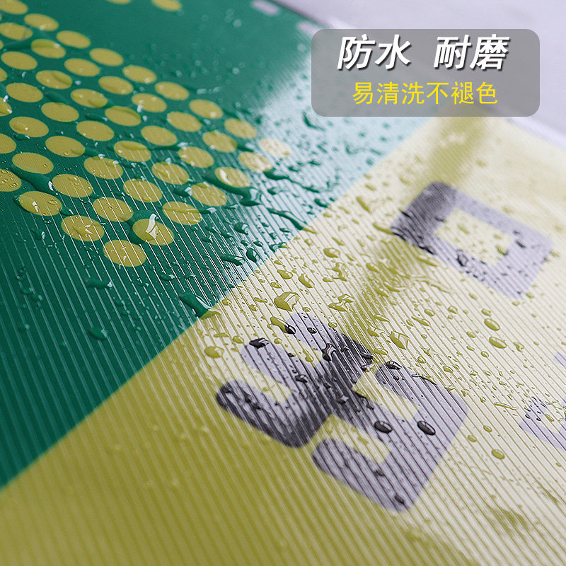 耐磨地贴安全出口标识贴商场公共场所地贴出入口标识物流员工安全通道箭头指示地标防滑贴安全出口左右指示贴