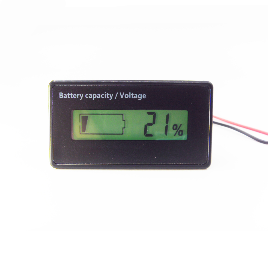 12V24V36V48V磷酸铁锂电池电量显示器板表剩余电量表数显电压表头 - 图2