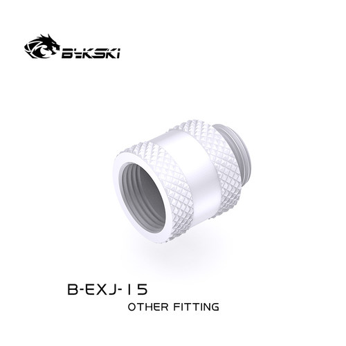 Bykski B-EXJ-15 银色15MM延长座 G1/4螺纹 内螺纹延长座 - 图0