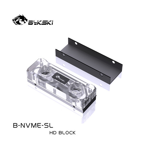 Bykski B-NVME-SL M.2 固态硬盘 亚克力硬盘冷头 - 图1