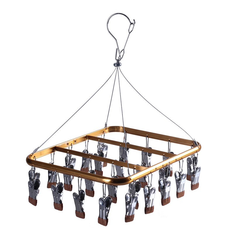 不锈钢晒架晾衣夹子铝合金晒架晒袜架内衣裤儿童挂钩防滑夹晾衣架,淘宝优惠券,粉丝福利购,淘宝优惠卷