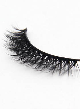 交叉立体欧美舞台妆硬梗假睫毛