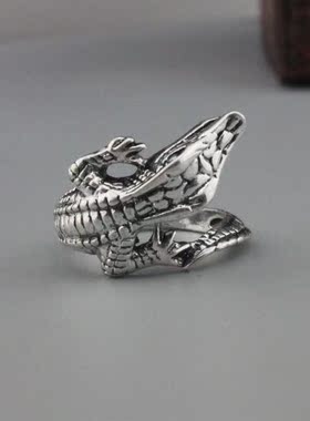 非主流骷髅夸张朋克风夜店戒指