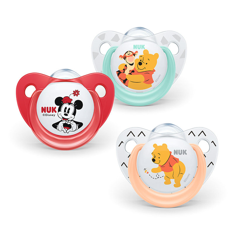 nuk迪士尼系列维尼米奇安睡型奶嘴 NUK奶嘴/安抚奶嘴