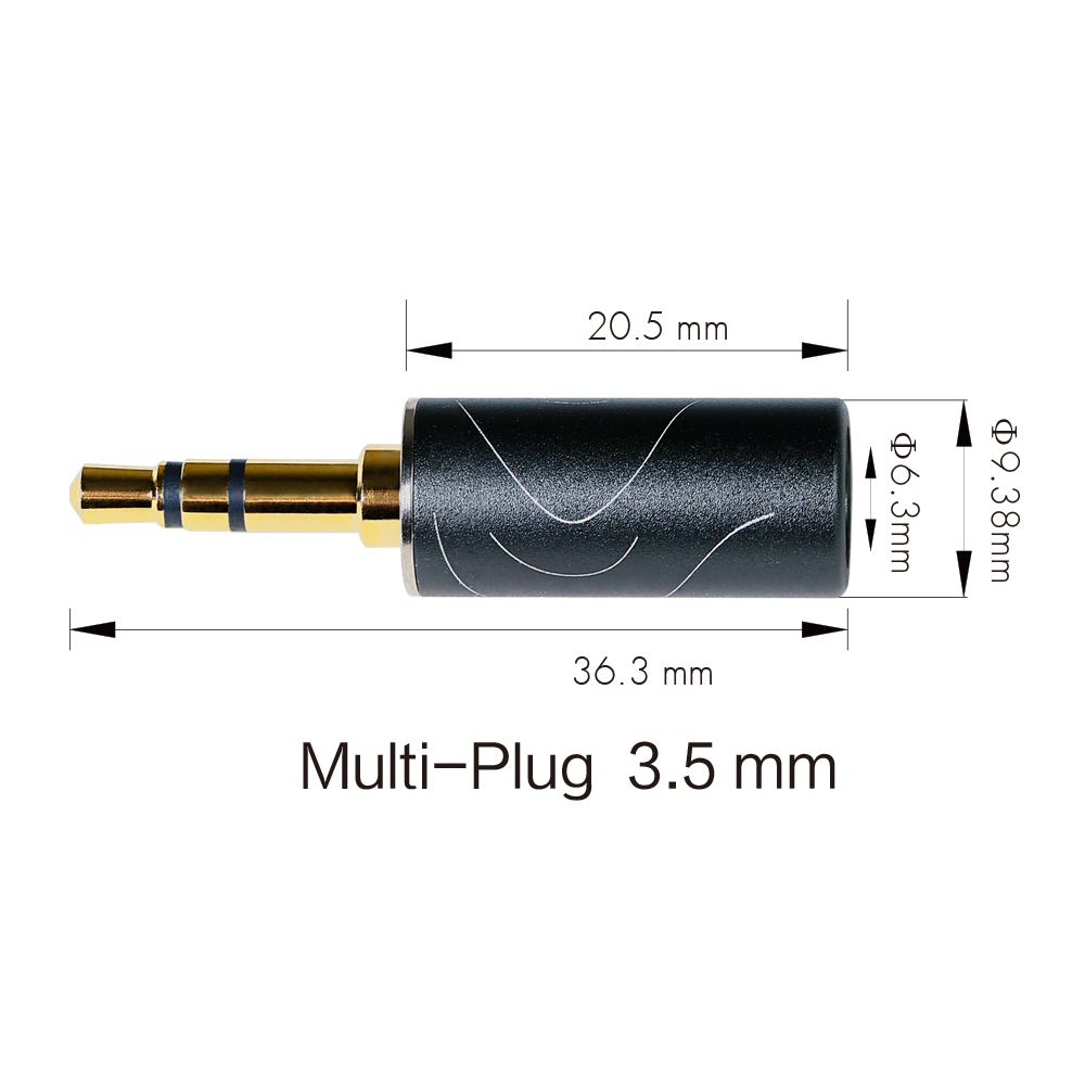 OE Audio Multi-Plug Gen2可换耳机插头 3.5 2.5 4.4平衡自锁-图1