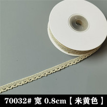 Wide 0 8cm cotton thread lace lace accessories Decorative Hollowed-out Lace Fabric handmade DIY Clothing Curtain material