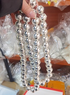 贵州苗族银饰项链圆珠项链大气珠子项链少数民族服装佩戴项链