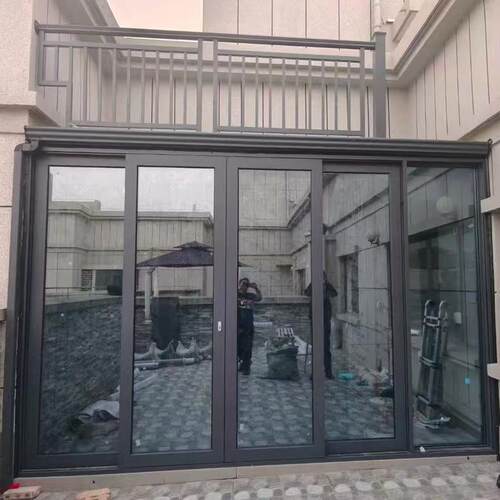 济南阳光房露台玻璃顶 德高瓦顶 铝合金 断桥铝门窗 楼顶庭院雨棚 - 图2
