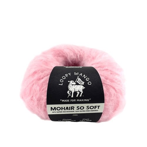 Loopy Mango Mohair So Soft 进口马海毛粗线 手工毛线 毛衣线 - 图3