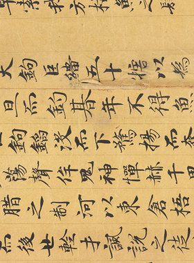 书法敦煌南华真经手稿残卷字帖