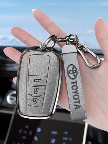 Применимо к Toyota Rand Cool Road Zekai LC200/4700/4000 Металлический автомобильный крышка ключа с пряжкой для удаленного управления.