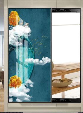 隐藏全身可移动走廊尽头装饰画