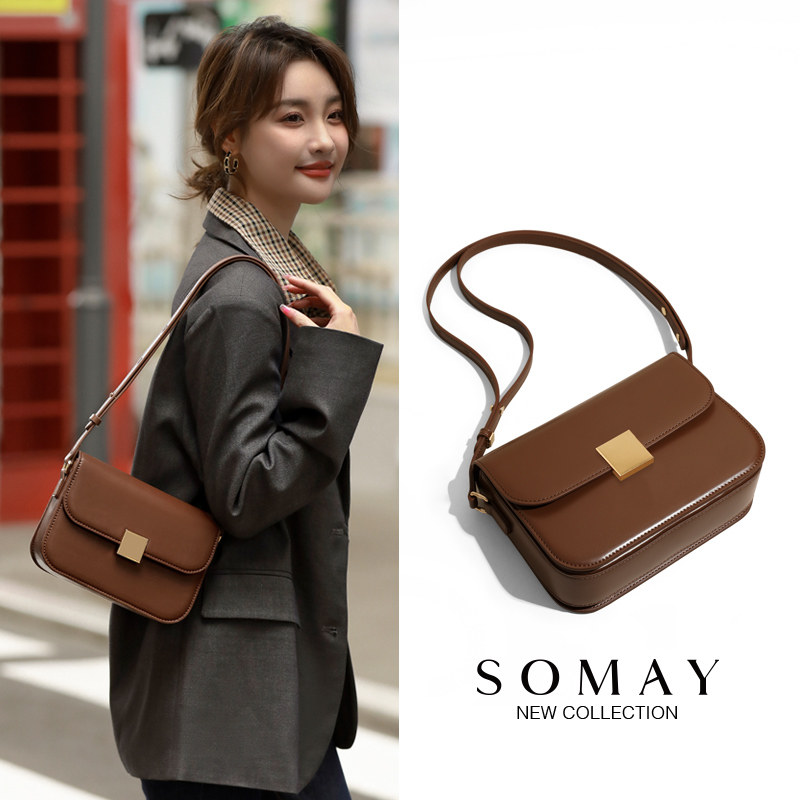 腋下包包2021潮秋冬百搭单肩斜挎包 somay女士包袋