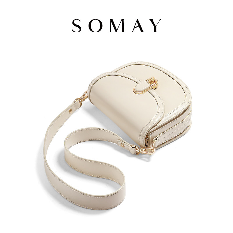 2022新款夏季百搭单肩小众马鞍包包 somay马鞍包