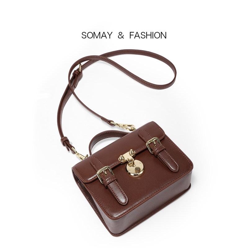 somay 2021潮冬女百搭单肩剑桥包包 somay女士包袋