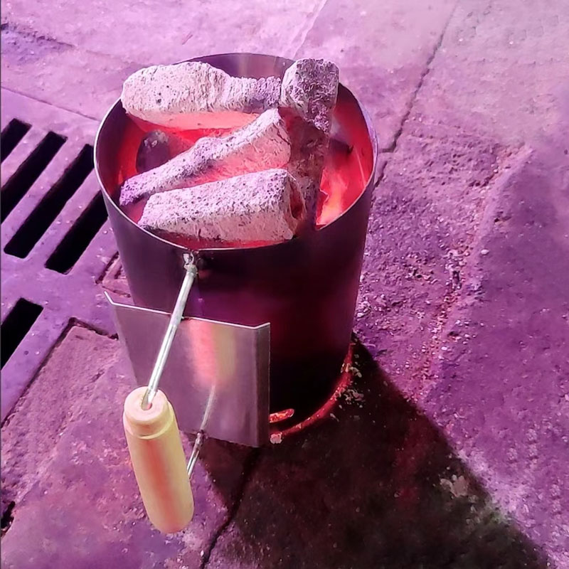 木炭引火桶烧烤点炭桶引燃桶烧烤炉点火器引碳桶烧碳器养碳炉-图2