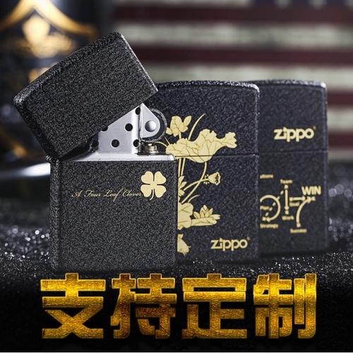 Zippo более легкая матовая черная краска крена