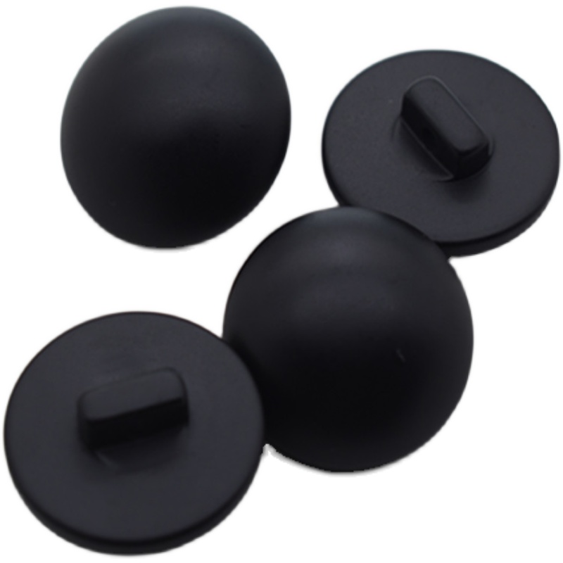 纽扣扣子黑色蘑菇扣毛呢毛衣扣大衣大扣子彩色圆形西装纽扣外套扣 - 图3