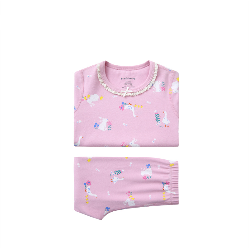 小黑托昵托尼儿童秋衣秋裤套装女童保暖内衣舒绒磨毛加厚打底睡衣,淘宝优惠券,粉丝福利购,淘宝优惠卷