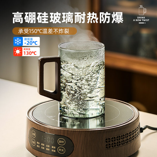ຈອກຊາທີ່ມີຄວາມຫນາແຫນ້ນ borosilicate ສູງທົນທານຕໍ່ອຸນຫະພູມສູງ
