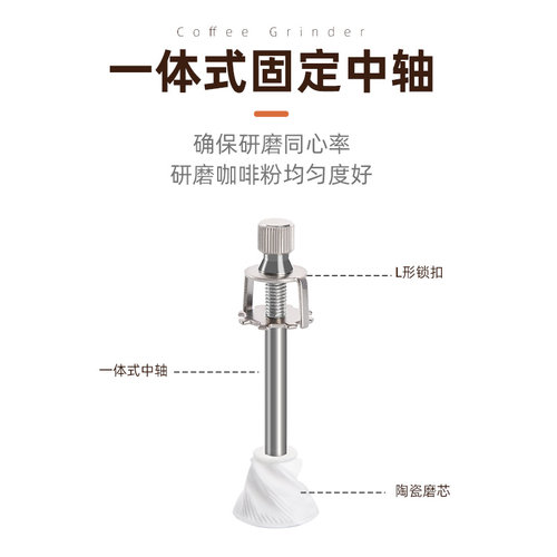 咖啡豆研磨机手磨咖啡机家用器具小型手动研磨器手摇磨豆机 - 图0