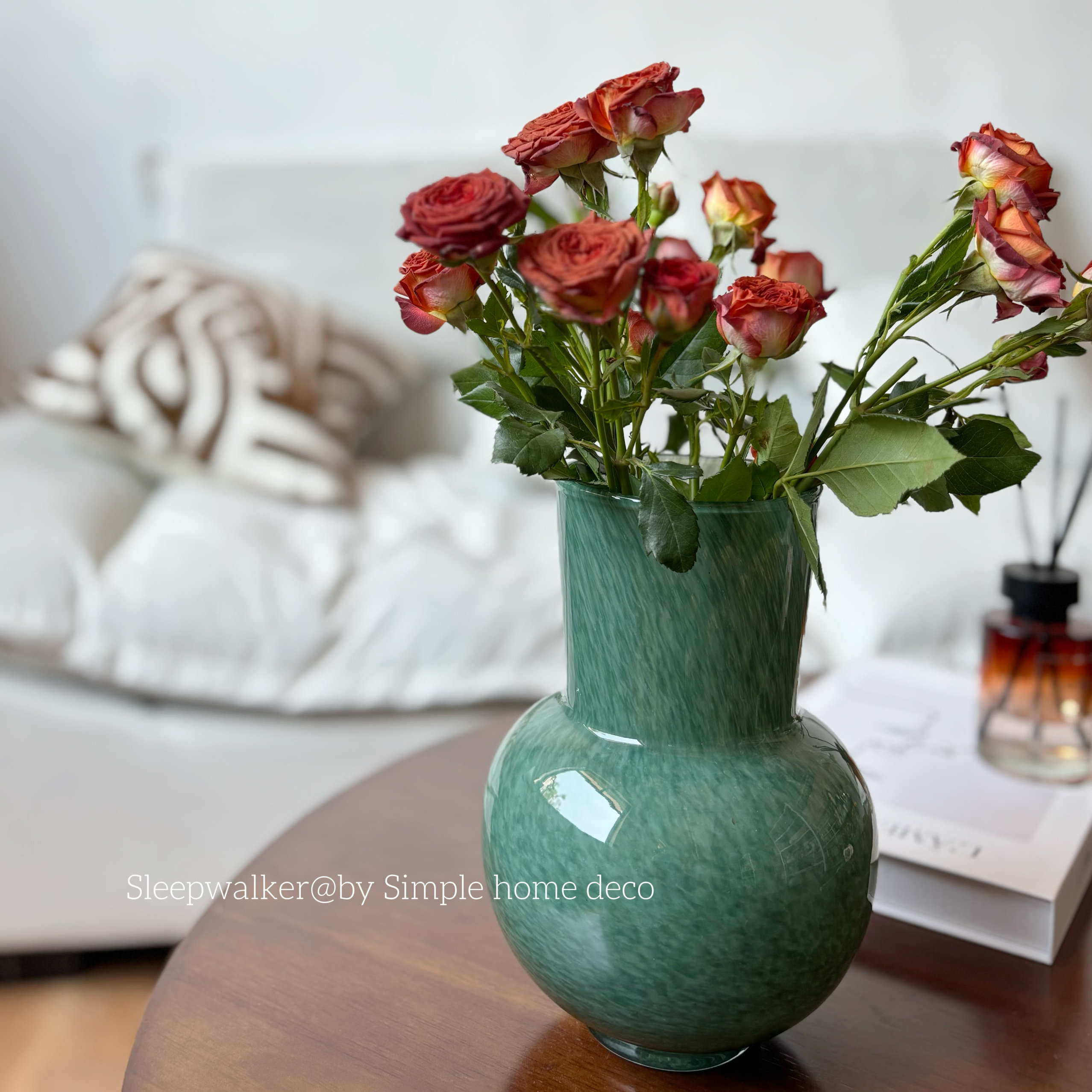 绿野仙踪｜绿色系玻璃花瓶插花花器高级感摆件客厅插花水培,淘宝优惠券,粉丝福利购,淘宝优惠卷