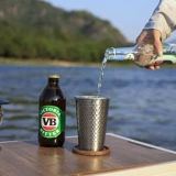 Портативный бокал для кемпинга из нержавеющей стали, стакан, нержавеющая сталь AISI 304