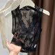 Sexy inner lace low neck V-neck camisole lace vest