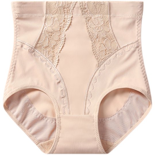 中高腰收腹内裤女士产后提臀收小肚子塑身神器纯棉裆冰丝夏季薄款