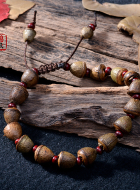 「水墨丹青」天然金钟手串菩提子
