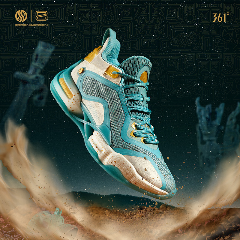 361篮球鞋男三星堆361度官方旗舰正品男鞋运动鞋阿隆戈登AG2X球鞋 - 图1