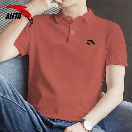 Быстросохнущая футболка с коротким рукавом, летний спортивный костюм, красная спортивная футболка polo, быстрое высыхание
