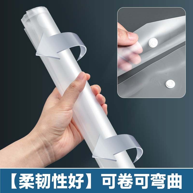 晨光文具a4透明纽扣袋按扣试卷收纳袋文件袋塑料票据资料防水高中生试卷加厚拉链塑料用按钮式保护套大容量,淘宝优惠券,粉丝福利购,淘宝优惠卷