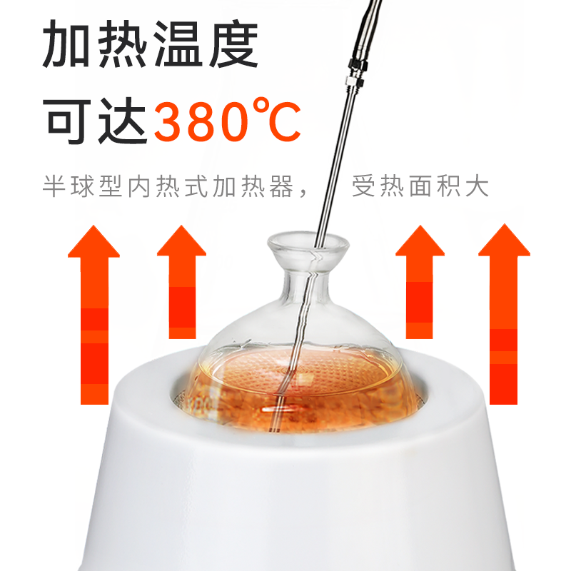 析牛智能数显恒温电热套实验室磁力搅拌器调温加热套500ml1000ml - 图2