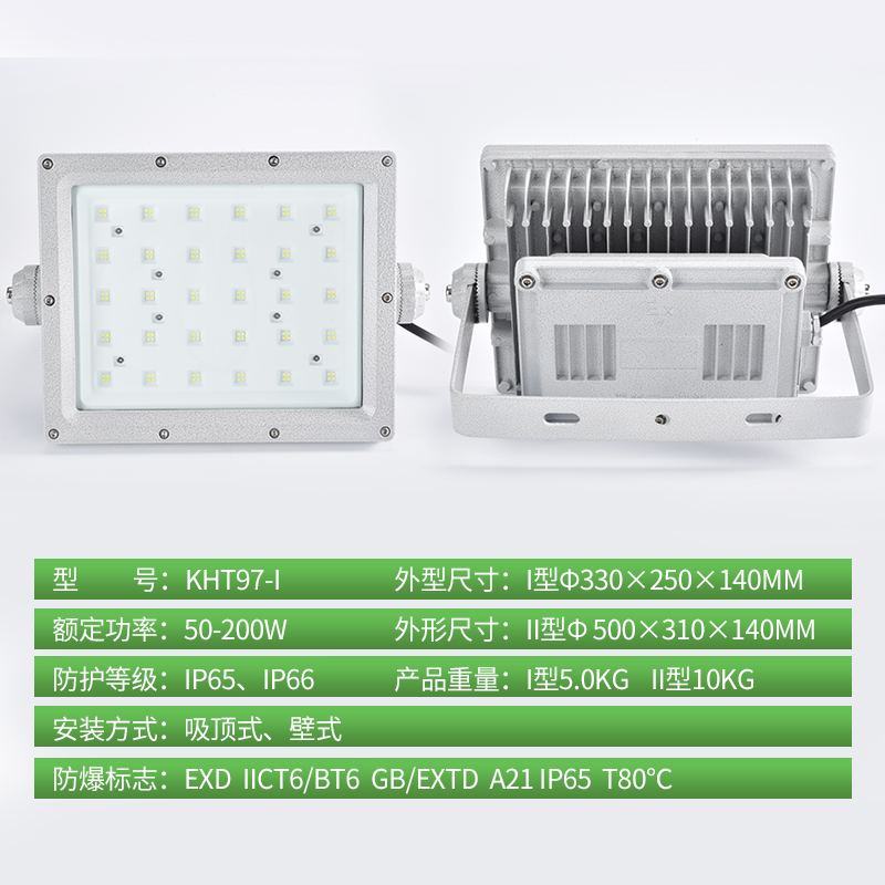 防爆灯LED吸顶灯KTH97防水防尘防爆灯车间工厂房隧道照明灯-图0