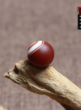 天然缠丝磨砂红玛瑙天眼手链饰品