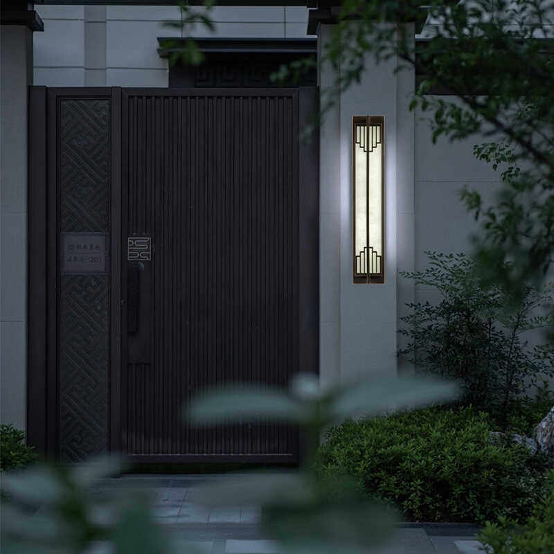 新中式户外防水壁灯客厅别墅庭院门口柱子楼梯阳台露台中国风仿古 - 图3