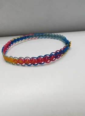 0.1蜡线渐变色925银镀金桂花扣